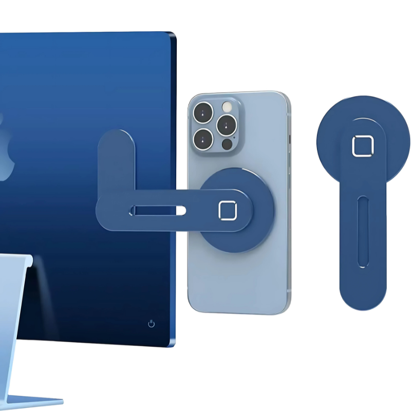 Support téléphone magnétique pour PC portable – Organisation & confort visuel