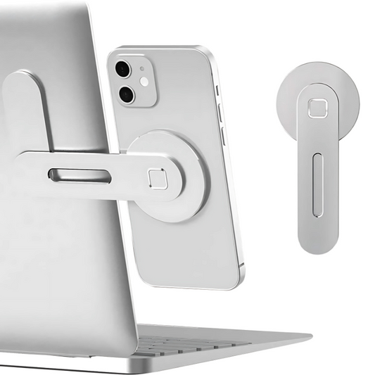 Support téléphone magnétique pour PC portable – Organisation & confort visuel