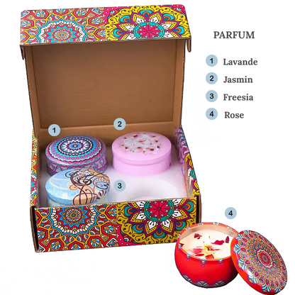 Bougie parfumée naturelle – Sérénité & ambiance apaisante