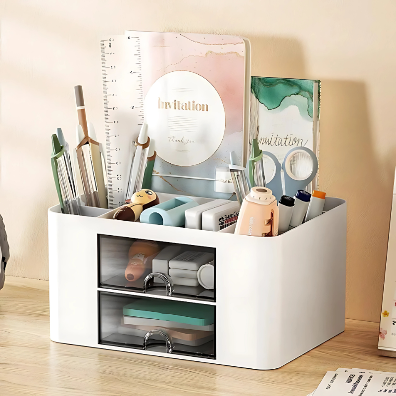 Organisateur de bureau – Rangement pratique & espace optimisé