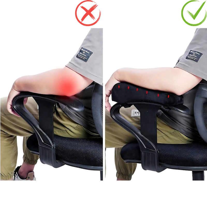 Accoudoirs en mousse à mémoire de forme – Soutien optimal & confort longue durée