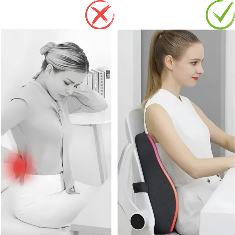 Coussin lombaire ventilé – Soutien ciblé & respirabilité