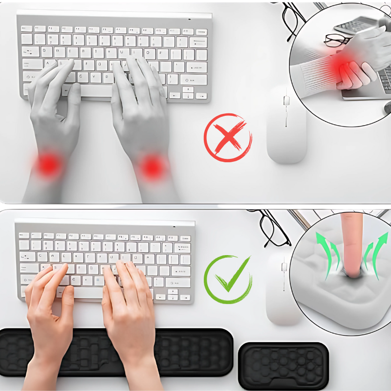 Repose-poignets ergonomiques – Confort & prévention des tensions