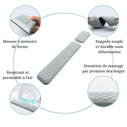 Repose-poignets ergonomiques – Confort & prévention des tensions