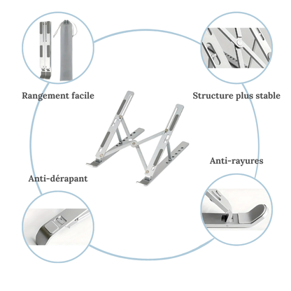 Support pour PC portable – Confort & posture améliorée