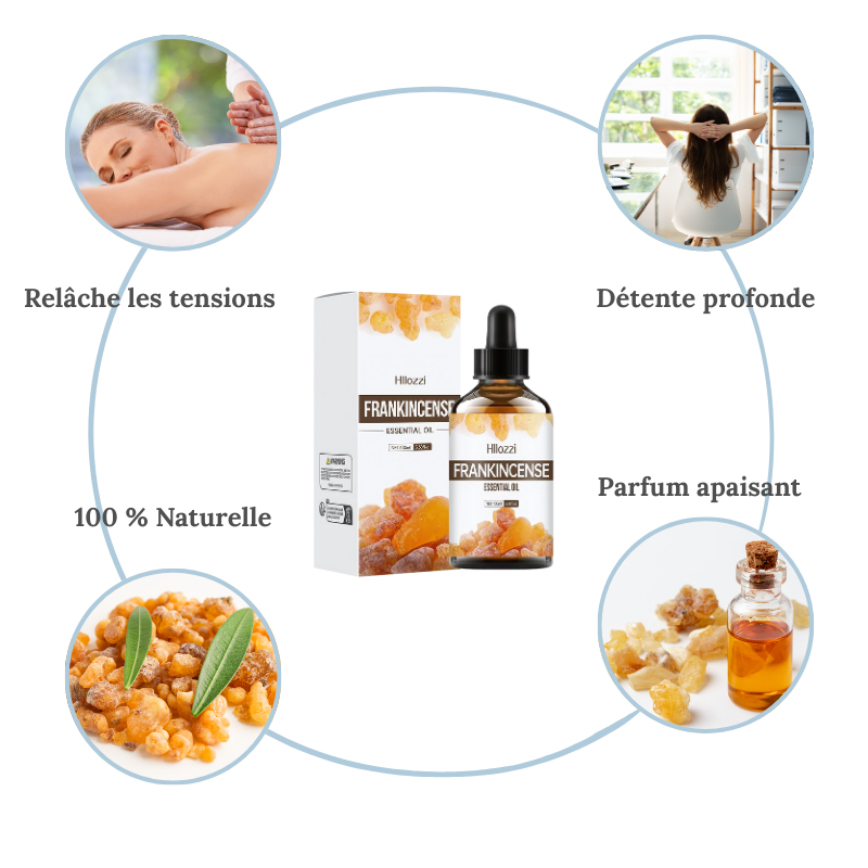 Huile essentielle d’encens – Massage & apaisement du dos