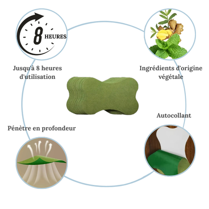 Patch chauffant naturel pour le dos – Soulagement ciblé & bien-être