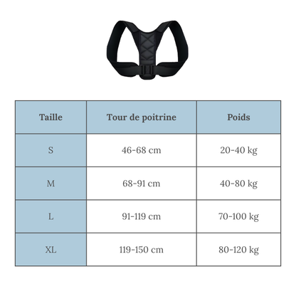 Correcteur de posture haut du dos – Épaules ouvertes & tensions soulagées