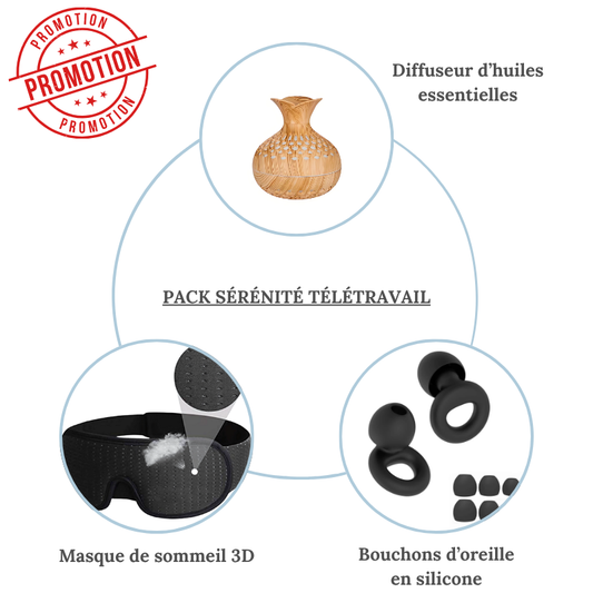 Pack Sérénité télétravail – Concentration & détente