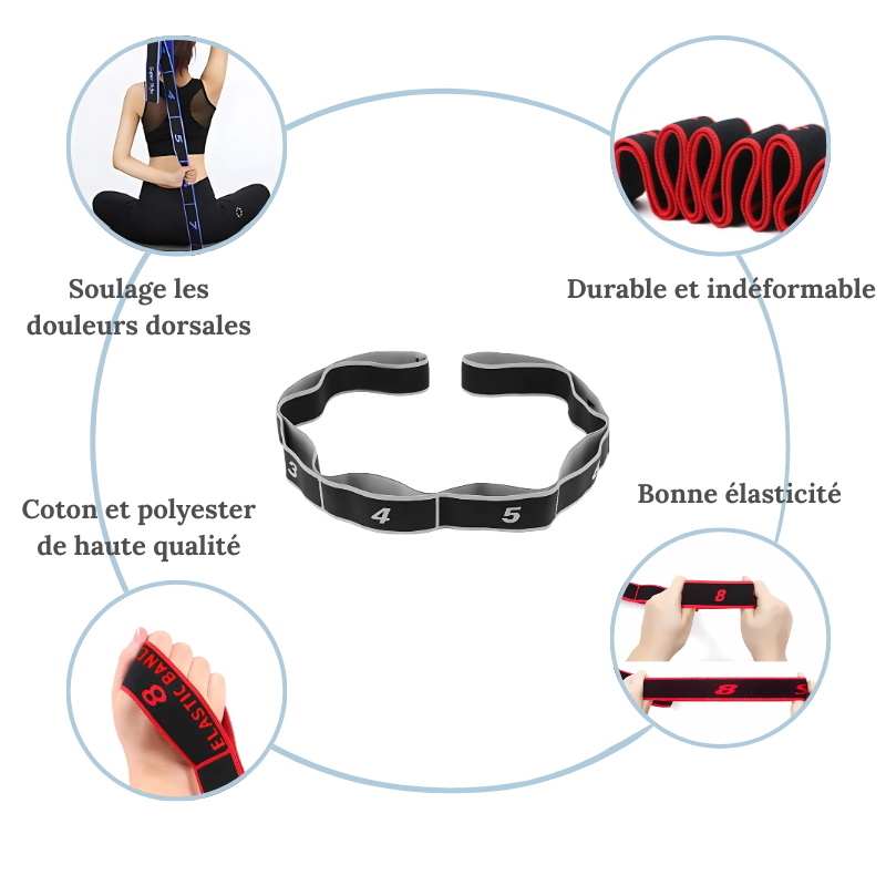 Ceinture d’étirement – Souplesse & détente musculaire